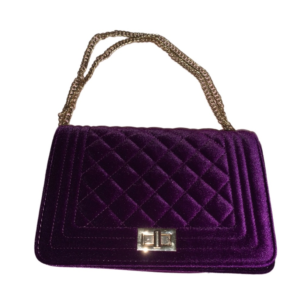 Velour Box Bag